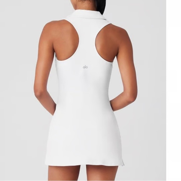 Alo Yoga Charmed Tennis Dress in white, size: S in EUC. - Picture 3 of 14